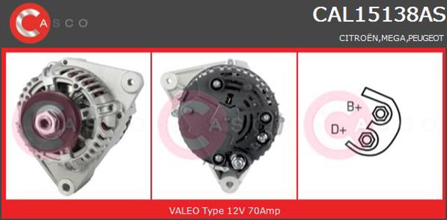 Генератор casco 57050 95667742 96050629 57054g