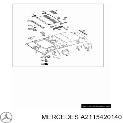 Дисплей парктроніка A2115420140 MERCEDES