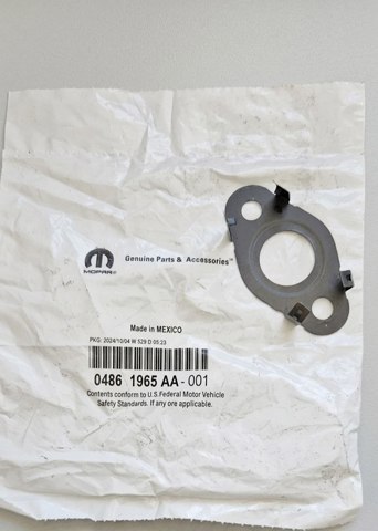 Прокладка EGR-клапана рециркуляції 4861965AA CHRYSLER