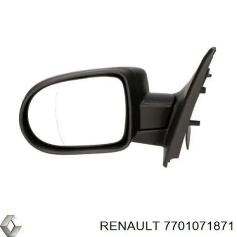 Дзеркало заднього виду, ліве 7701071871 RENAULT