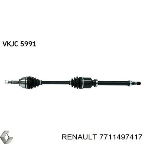 Піввісь передня, права 7711497417 RENAULT