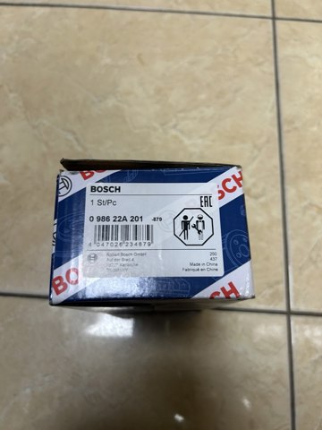 Котушка запалювання 098622A201 BOSCH