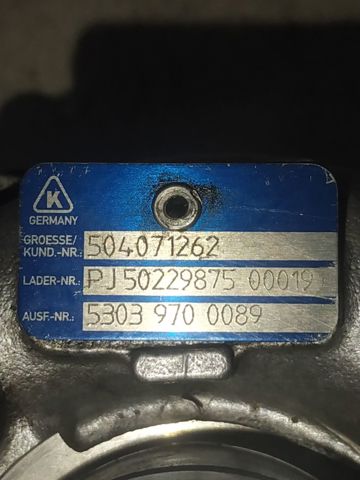 Турбіна 53039700089 BORG-WARNER
