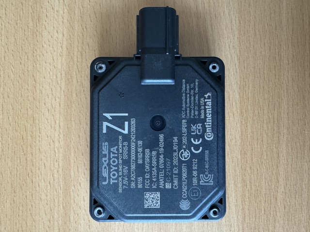 Датчик контролю мертвої зони, задній 881620E130 TOYOTA