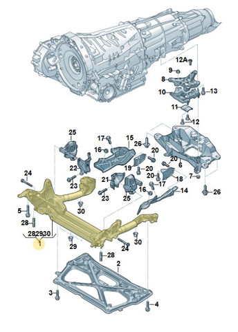 Передня балка 4G0399315L VAG