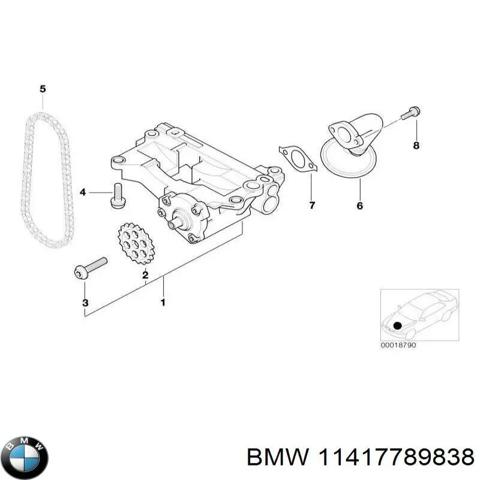 Помпа масляна 11417789838 BMW