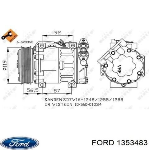 Компресор системи кондиціювання 1353483 FORD
