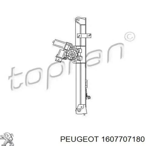 Склопідйомник (механізм переміщення скла) 1607707180 PEUGEOT