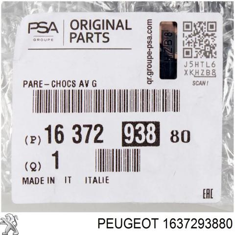 Кут бампера лівий 1637293880 PEUGEOT