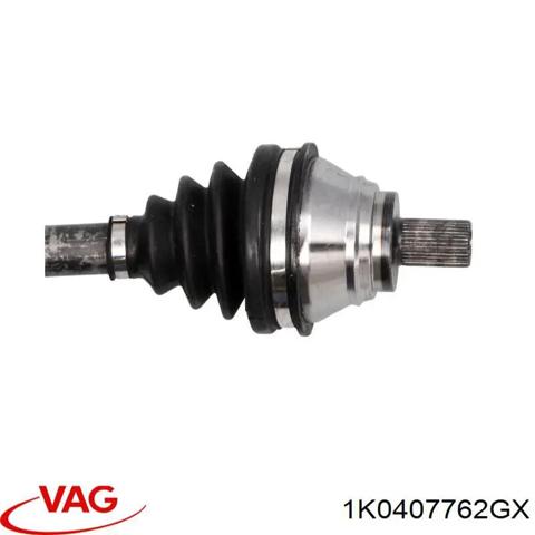 Піввісь передня, права 1K0407762GX VAG