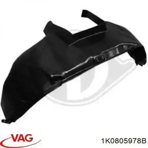 Підкрилок переднього крила, правий задній 1K0805978B VAG