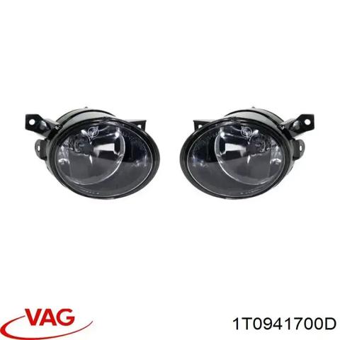 Права протитуманні фари 1T0941700D VAG