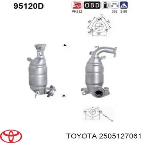 Конвертор-каталізатор (каталітичний нейтралізатор) 2505127061 TOYOTA