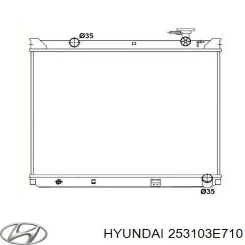 Радіатор 253103E710 HYUNDAI