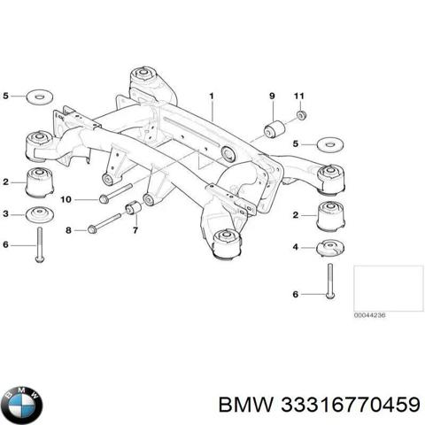 Балка задньої підвіски, підрамник 33316770459 BMW
