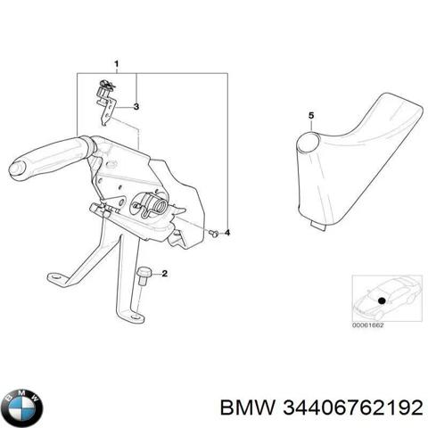 Привід гальма стоянки (управління ручним гальмом) 34406762192 BMW
