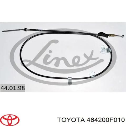 Трос стоянкового гальма задній правий 464200F010 TOYOTA