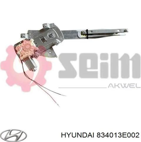 Механізм склопідйомника двері задньої, лівої 834013E002 HYUNDAI
