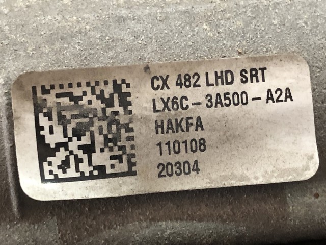 Рейковий рульовий механізм LX6C3A500A2A FORD