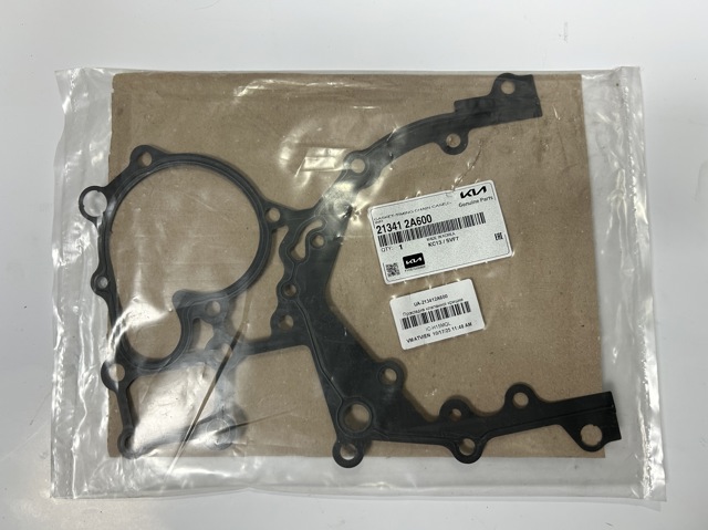 Прокладка передньої кришки двигуна, нижня 213412A600 HYUNDAI