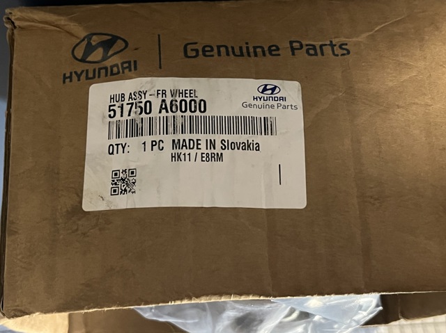 Маточина переднього колеса 51750A6000 HYUNDAI