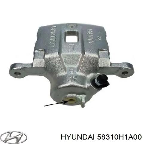 Задній гальмівний супорт лівий 58310H1A00 HYUNDAI