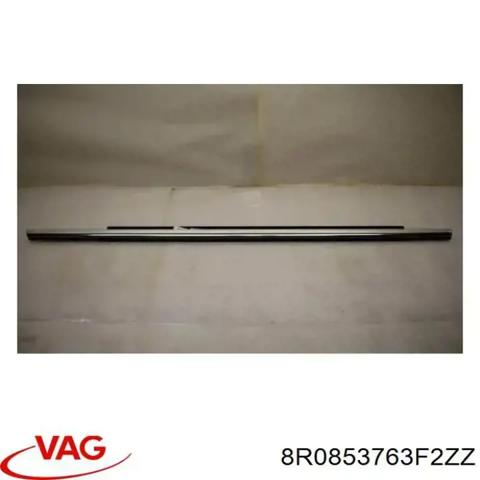 Молдинг опускного скла двері задньої, лівої 8R0853763F2ZZ VAG