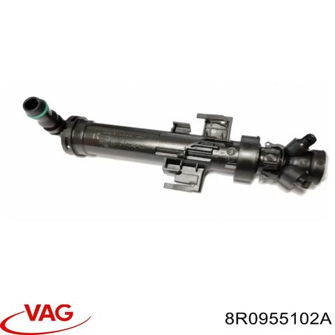 Тримач форсунки омивача фари, підйомний циліндр 8R0955102A VAG