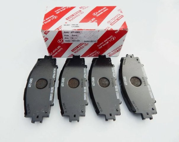 Колодки гальмівні дискові комплект 044650W141 TOYOTA