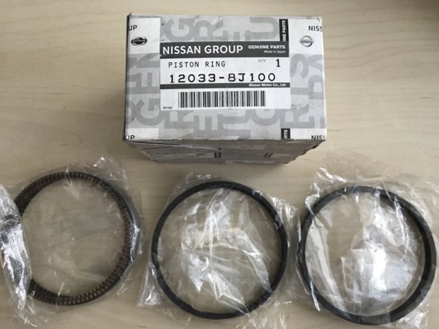 Кільця поршневі комплект, STD 120338J100 NISSAN