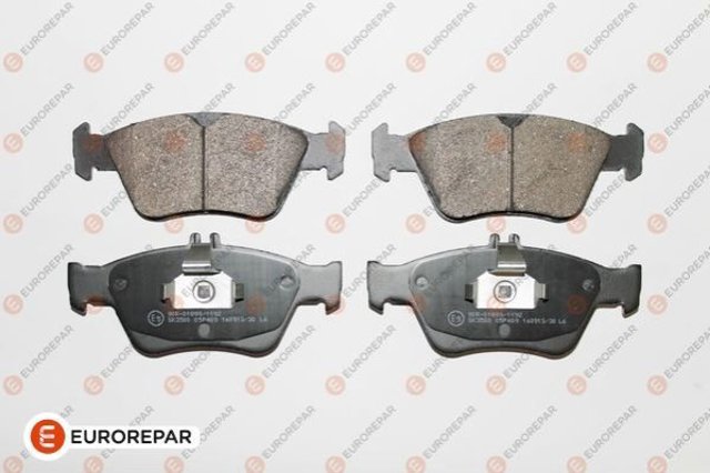 Колодки гальмівні дискові комплект 1617254580 EUROREPAR