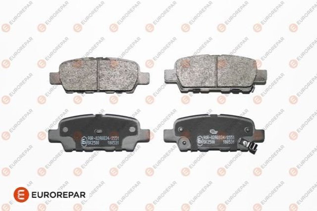 Задні колодки 1639378380 EUROREPAR