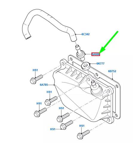 Клапан ВКГ 1702150 FORD