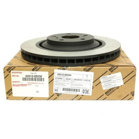 Диск переднього гальма 435120E030 TOYOTA