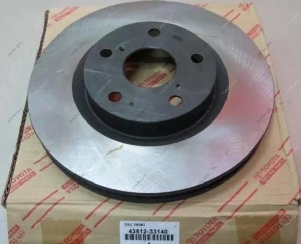 Диск переднього гальма 4351233140 TOYOTA