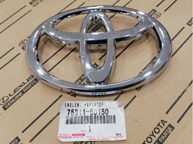 Емблема решітки радіатора 7531160150 TOYOTA