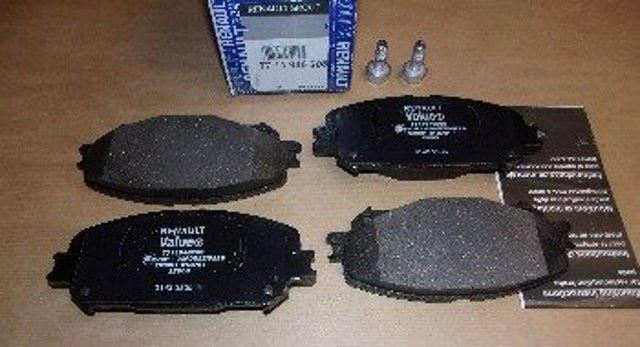 Колодки гальмівні передні, дискові 7711946208 RENAULT