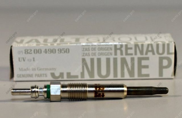 Свічки розжарювання 8200490950 RENAULT