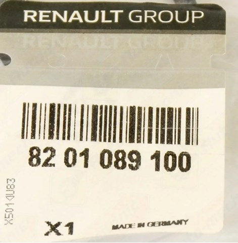 Ущільнююче кільце патрубка турбіни, наддува 8201089100 RENAULT