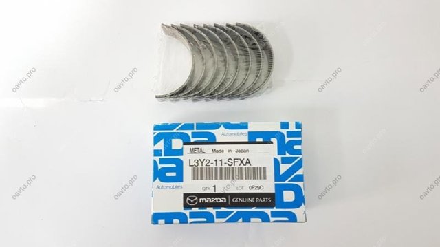 Вкладиші колінвала, шатунні, комплект, 2-й ремонт (+0,50) L3Y211SFXA MAZDA