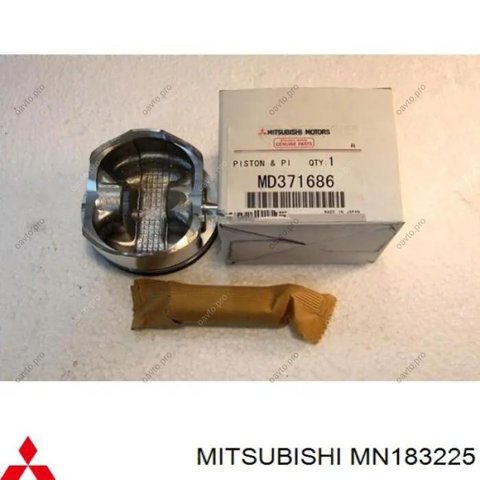 Поршень з пальцем без кілець, STD MN183225 MITSUBISHI