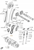 Ланцюг маслянного насосу SH1714151 MAZDA