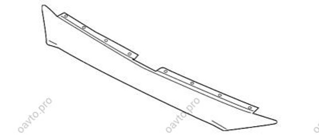 Молдинг решітки радіатора, верхній TK48507E1D64 MAZDA