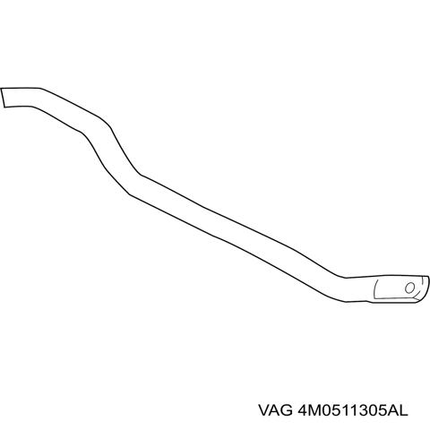 Стабілізатор задньої підвіски 4M0511305AL VAG