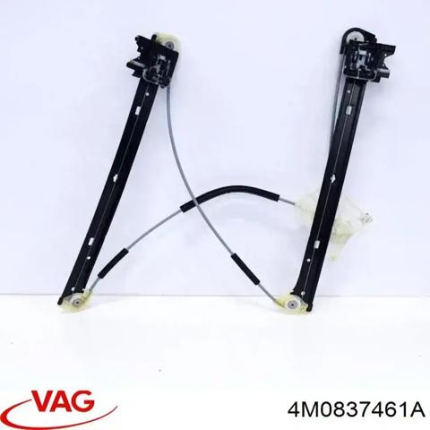 Механізм склопідіймача двері передньої, лівої 4M0837461A VAG