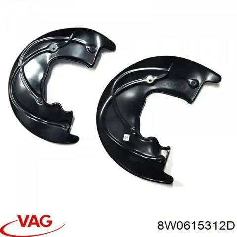 Захист гальмівного диска, переднього, правого 8W0615312D VAG