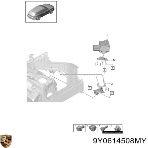 Блок керування АБС (ABS) 9Y0614508MY PORSCHE