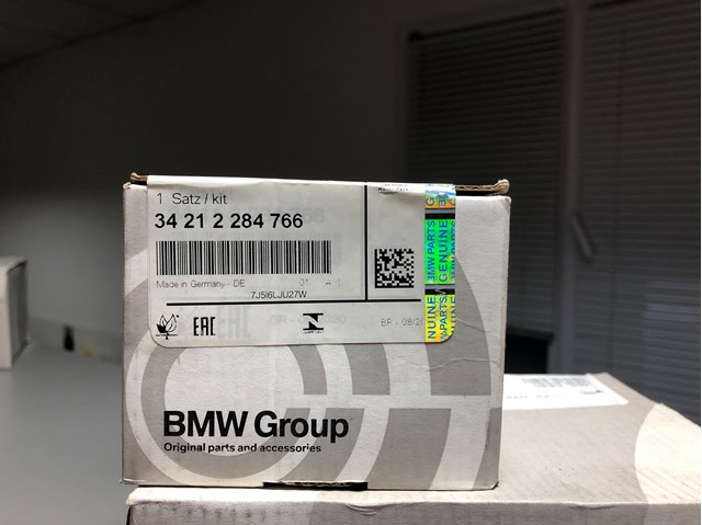 Задні колодки 34212284766 BMW