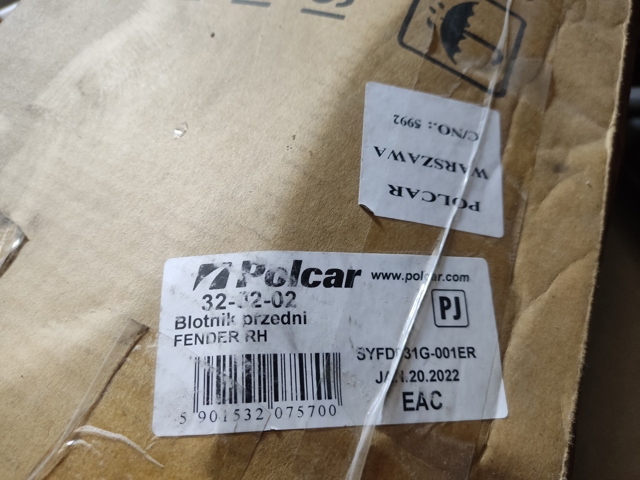 Переднє праве крило 320202 POLCAR
