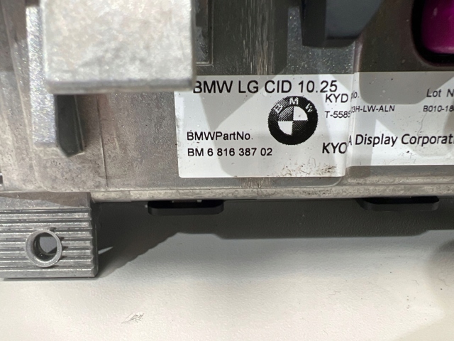Дисплей бортового комп'ютера 6816387 BMW